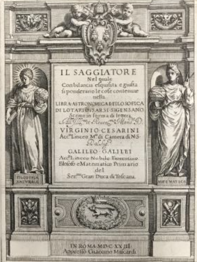 Image from Il Saggiatore
